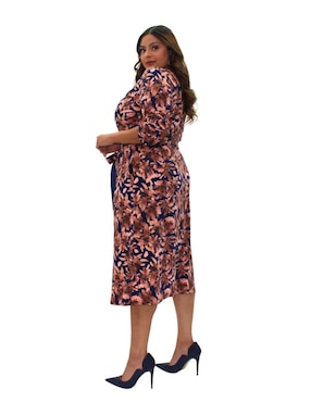 Vestido midi casual La Difference para mujer