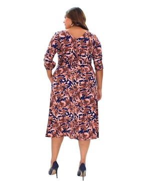 Vestido midi casual La Difference para mujer