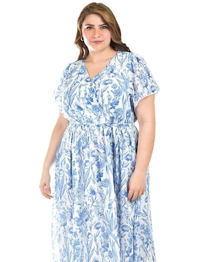 Vestido midi casual Roman Fashion para mujer