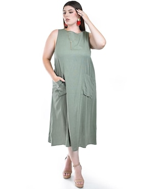 Vestido midi casual Roman Fashion para mujer