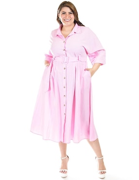Vestido midi casual Roman Fashion para mujer