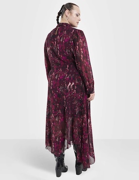 Vestido largo formal Map para mujer