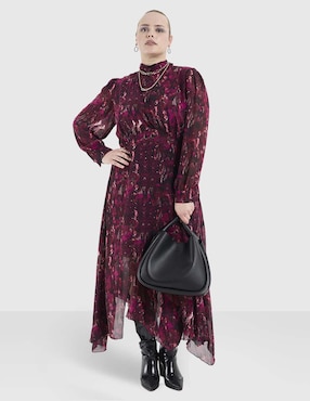 Vestido largo formal Map para mujer