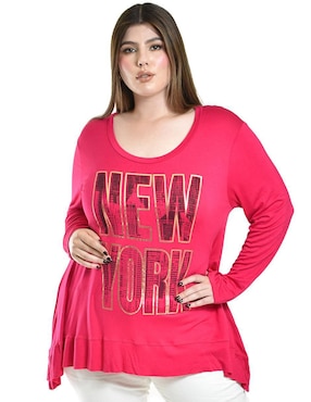 Blusa Roman Fashion manga larga para mujer