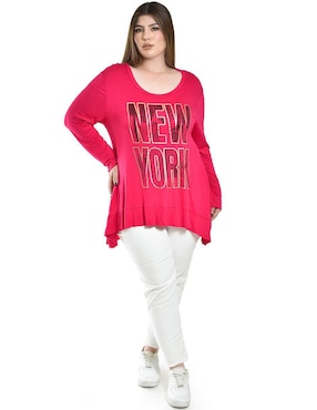 Blusa Roman Fashion manga larga para mujer