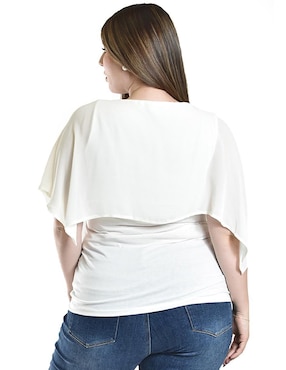 Blusa Roman Fashion manga corta para mujer