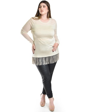 Blusa Roman Fashion manga larga para mujer