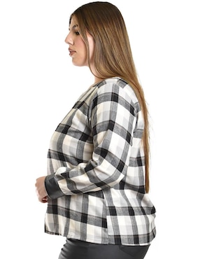 Blusa Roman Fashion manga larga para mujer