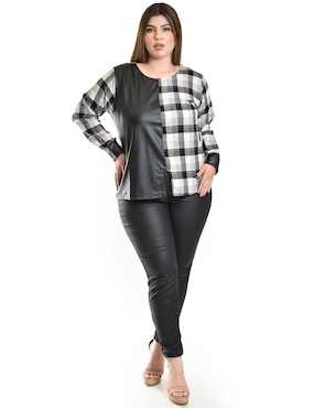 Blusa Roman Fashion manga larga para mujer