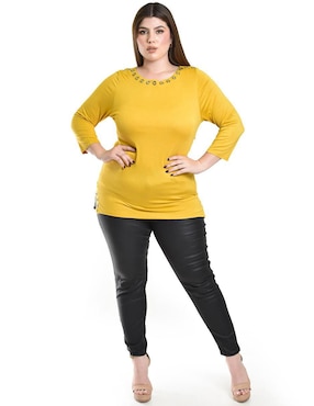 Blusa Roman Fashion manga 3/4 para mujer
