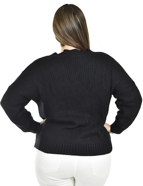 Suéter Roman Fashion cuello redondo para mujer