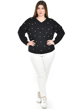 Suéter Roman Fashion cuello redondo para mujer
