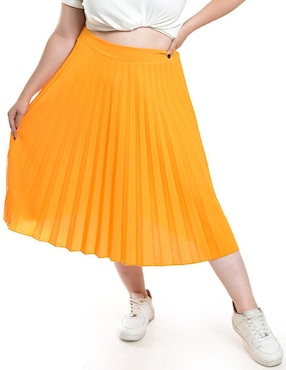 Falda midi Roman Fashion a la cintura