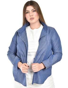 Blusa Roman Fashion manga larga para mujer