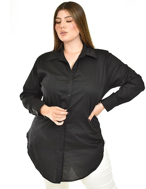 Blusa Roman Fashion manga larga para mujer