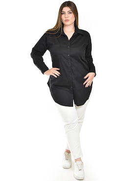 Blusa Roman Fashion manga larga para mujer