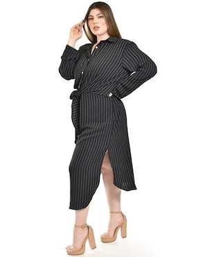 Vestido midi casual Roman Fashion para mujer