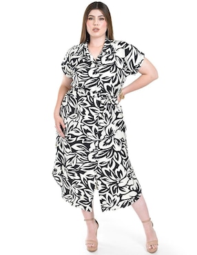Vestido midi casual Roman Fashion para mujer