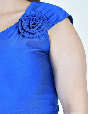 Blusa Roman Fashion manga corta para mujer