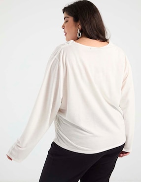 Blusa Morethanangels manga larga para mujer