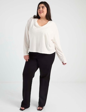 Blusa Morethanangels manga larga para mujer