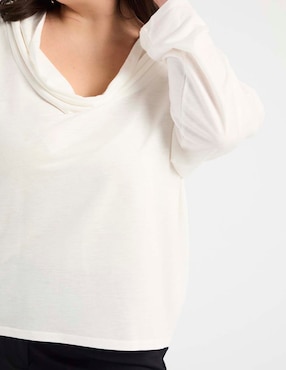 Blusa Morethanangels manga larga para mujer