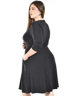 Vestido a la rodilla casual Roman Fashion para mujer