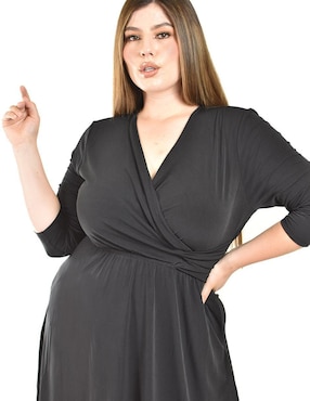 Vestido a la rodilla casual Roman Fashion para mujer