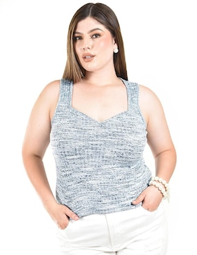 Blusa de tirantes Roman Fashion para mujer