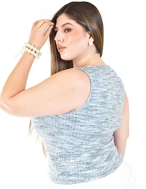 Blusa de tirantes Roman Fashion para mujer