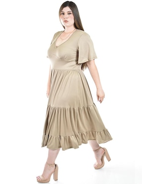 Vestido midi casual Roman Fashion para mujer