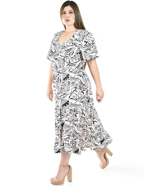 Vestido midi casual Roman Fashion para mujer