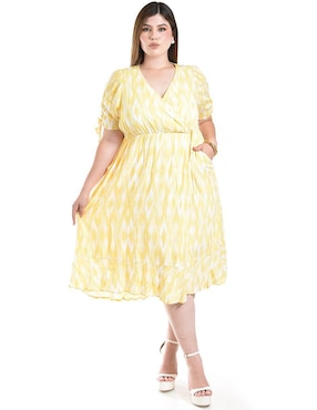 Vestido midi casual Roman Fashion para mujer