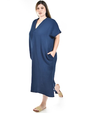 Vestido midi casual Roman Fashion para mujer
