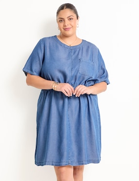 Vestido a la rodilla casual The Pattern para mujer