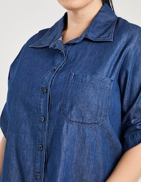 Blusa camisera The Pattern manga 3/4 para mujer