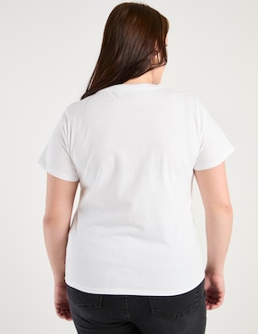 Playera manga corta Levi's cuello redondo para mujer