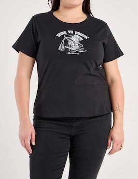 Playera manga corta Levi's cuello redondo para mujer