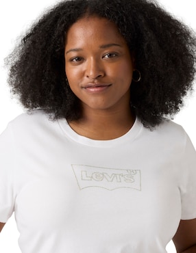 Playera manga corta Levi's cuello redondo para mujer