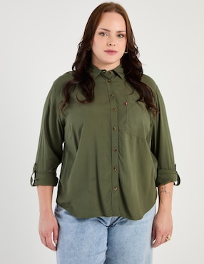 Blusa Levi's manga larga para mujer