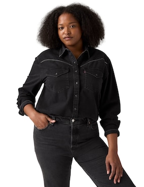 Blusa Levi's manga larga para mujer