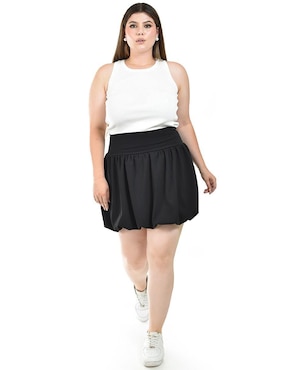 Falda corta Roman Fashion a la cintura