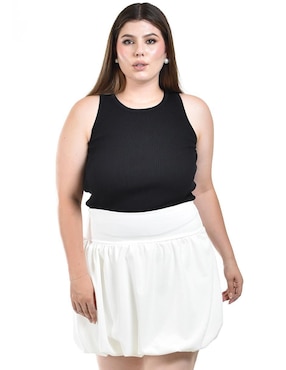 Falda corta Roman Fashion a la cintura
