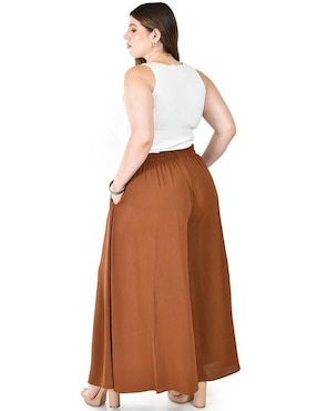 Pantalón plisado Roman Fashion amplio para mujer