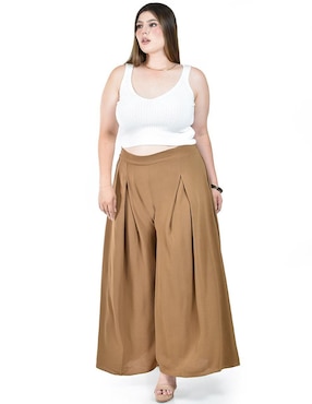 Pantalón coulotte Roman Fashion amplio para mujer