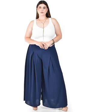 Pantalón coulotte Roman Fashion amplio para mujer