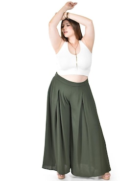 Pantalón de vestir Roman Fashion amplio para mujer