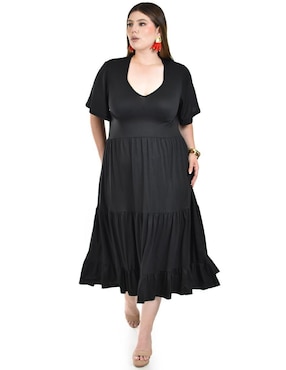 Vestido midi casual Roman Fashion para mujer