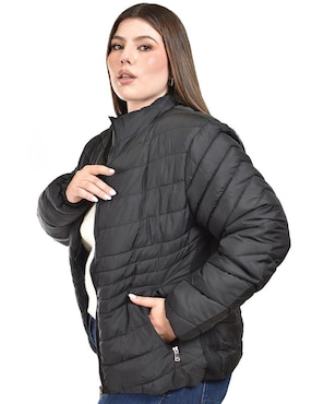 Chamarra acolchada Roman Fashion para mujer