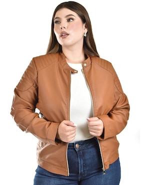 Chamarra Roman Fashion impermeable para mujer